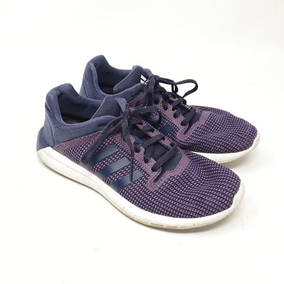 ADIDAS Purple Climacool 3 Stripe Athletic Sneakers - Picture 8 of 8